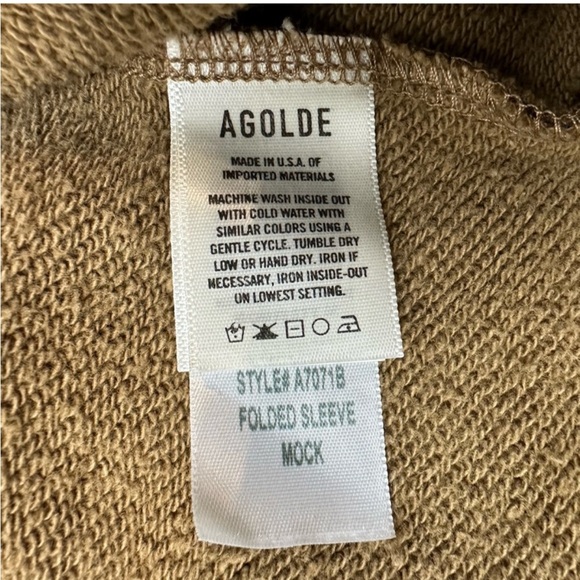 AGOLDE Tigress Puff-Sleeved Sweatshirt - Picture 4 of 5